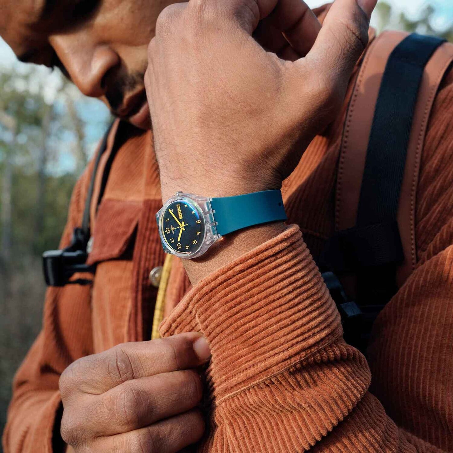 Swatch Blue Away 34mm
