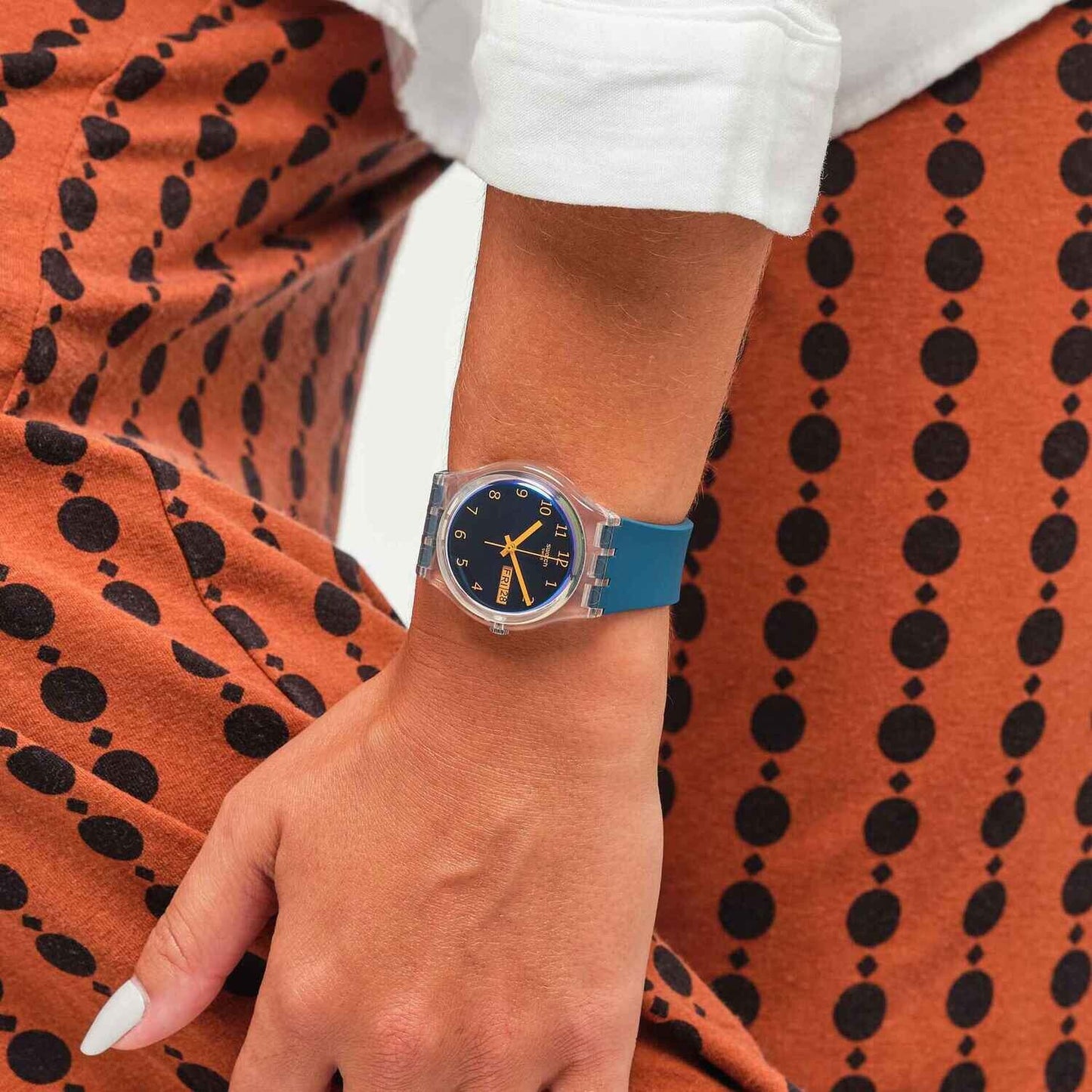 Swatch Blue Away 34mm