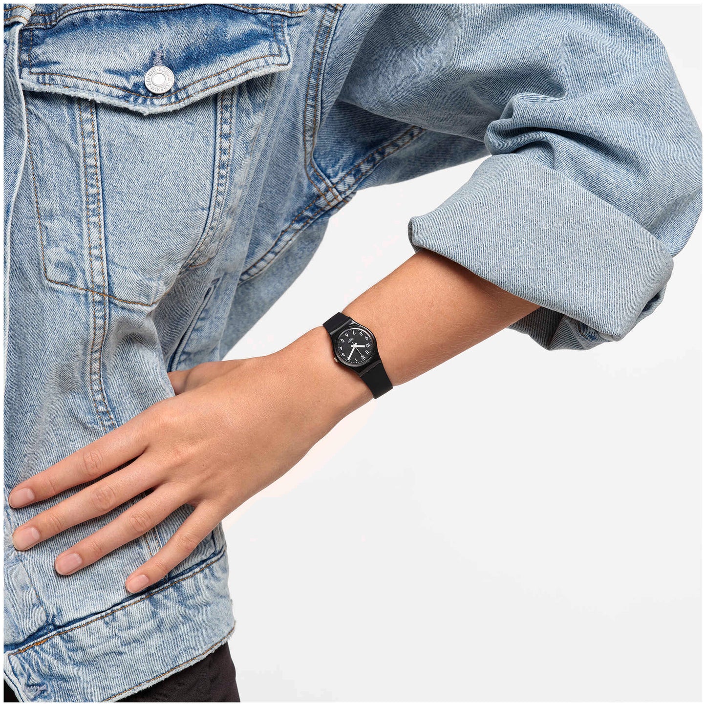 Swatch Lady Black Single 25mm