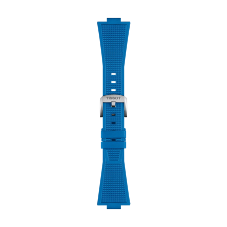 Tissot official electric blue rubber strap - PRX 40mm