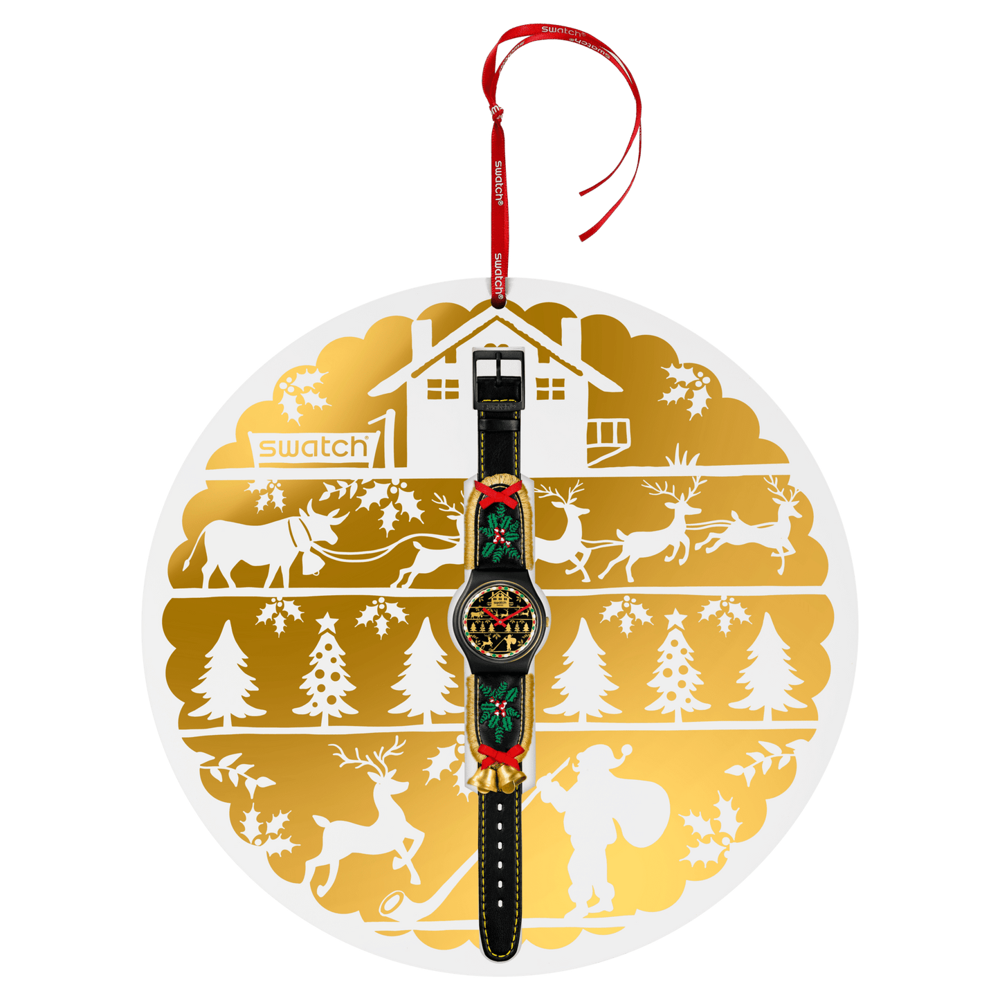 Swatch Golden Merry 34mm