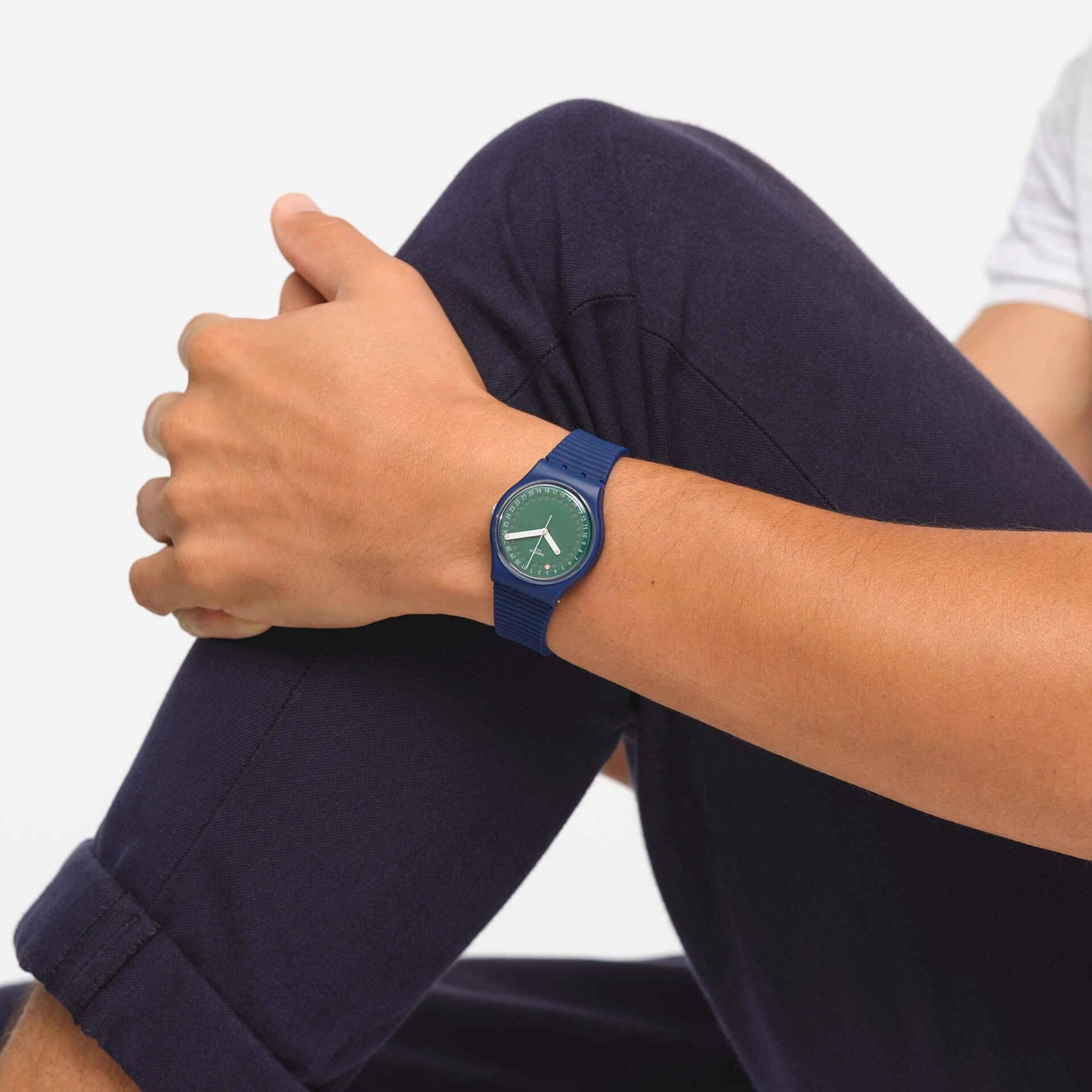 Swatch Cycles of Indigo 34mm