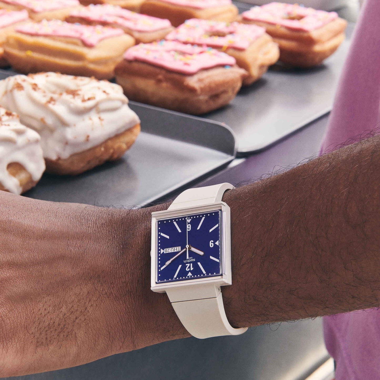 Swatch What If Beige 35mm
