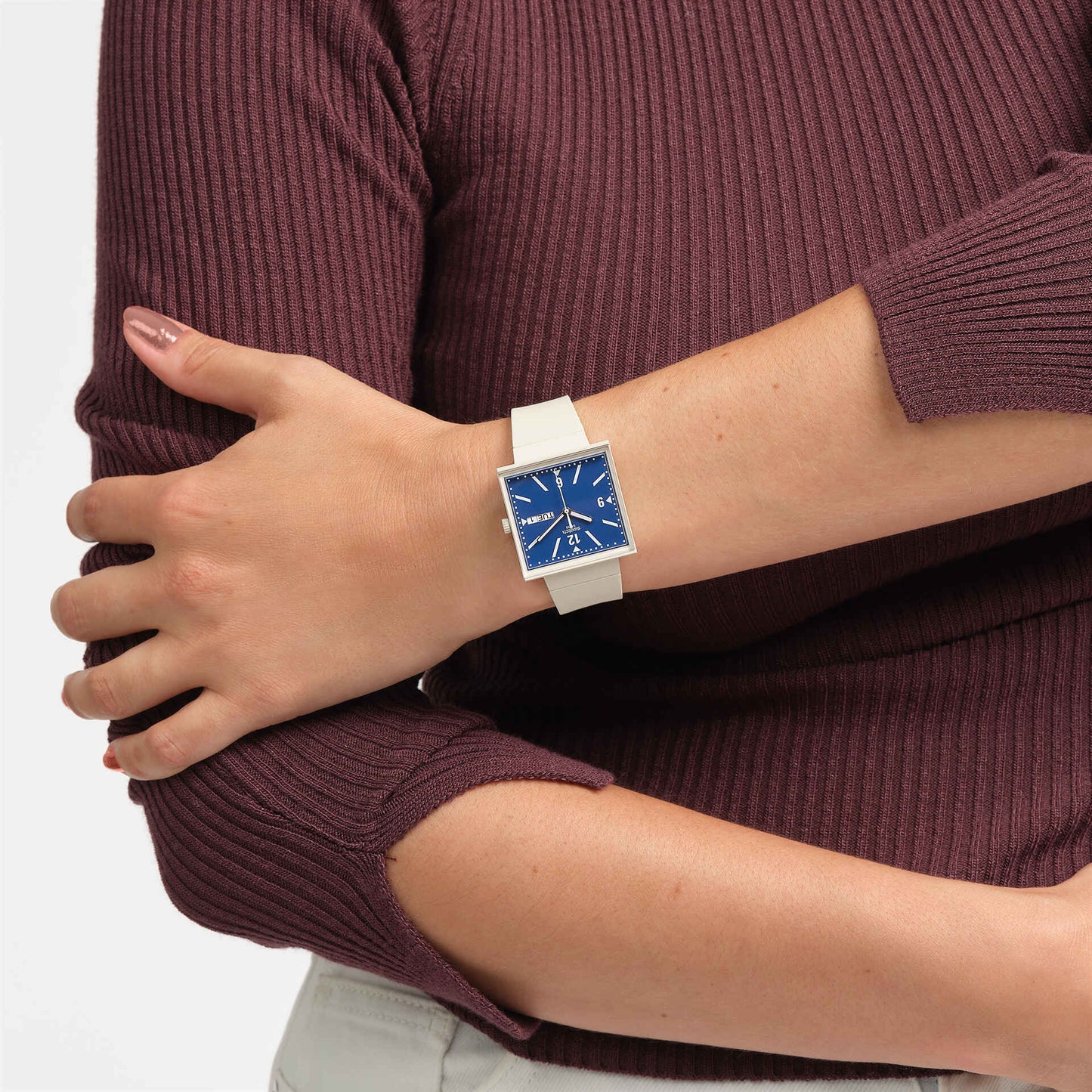 Swatch What If Beige 35mm