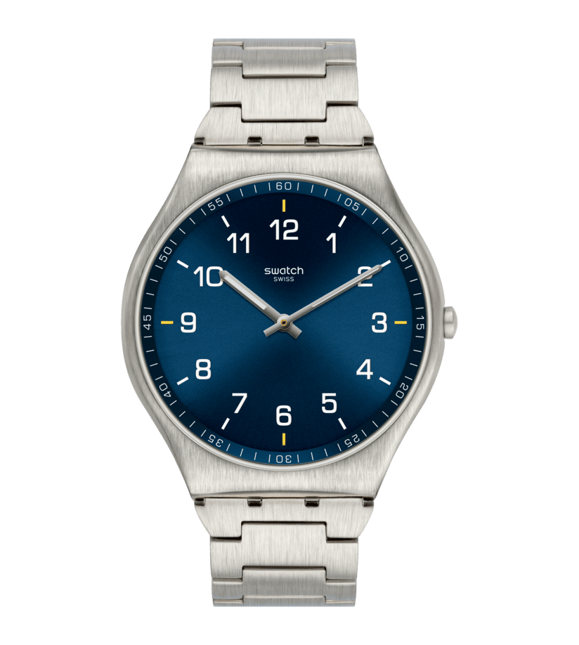 Swatch Skin Suit Blue 42mm