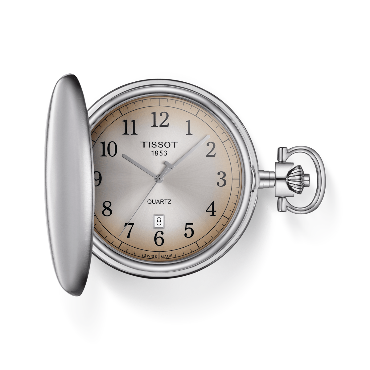 Tissot Savonnette 49mm smoky silver