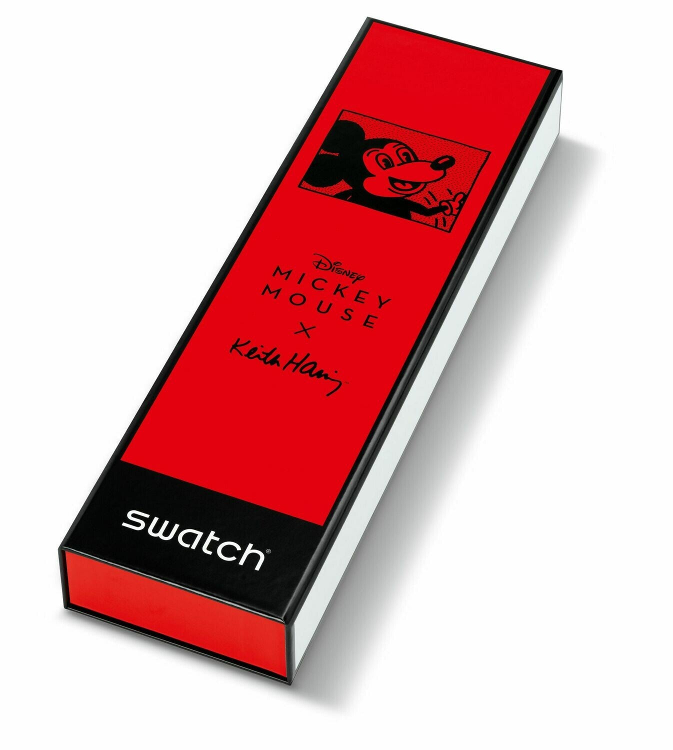 Swatch Mickey Blanc Sur Noir 41mm
