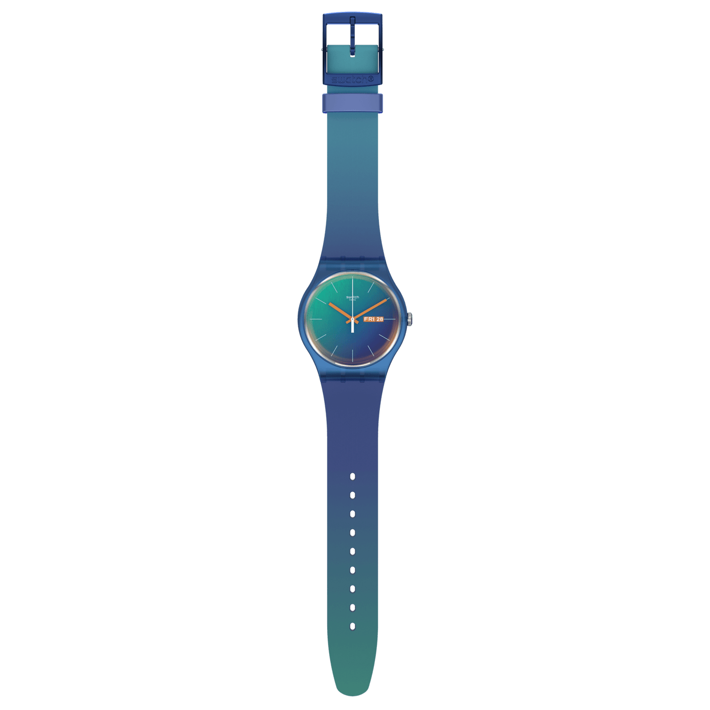 Swatch Fade to Teal 41mm